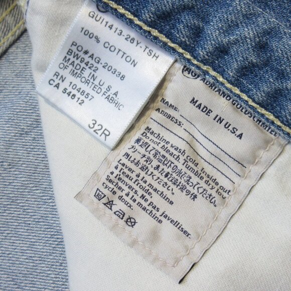 NWT Adriano Goldschmied AG Piper Crop in 26 Years Thrasher Slouchy Jeans 32 - Picture 7 of 10